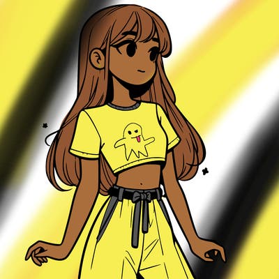 girl in a cute crop top