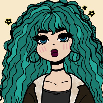 aesthetic girl with big hair