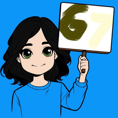 realistic girl holding up a sign