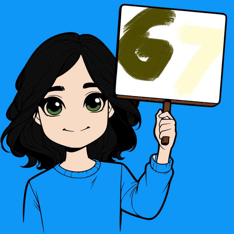 realistic girl holding up a sign