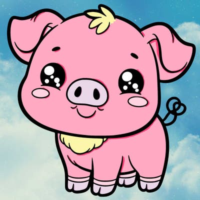 pig cute