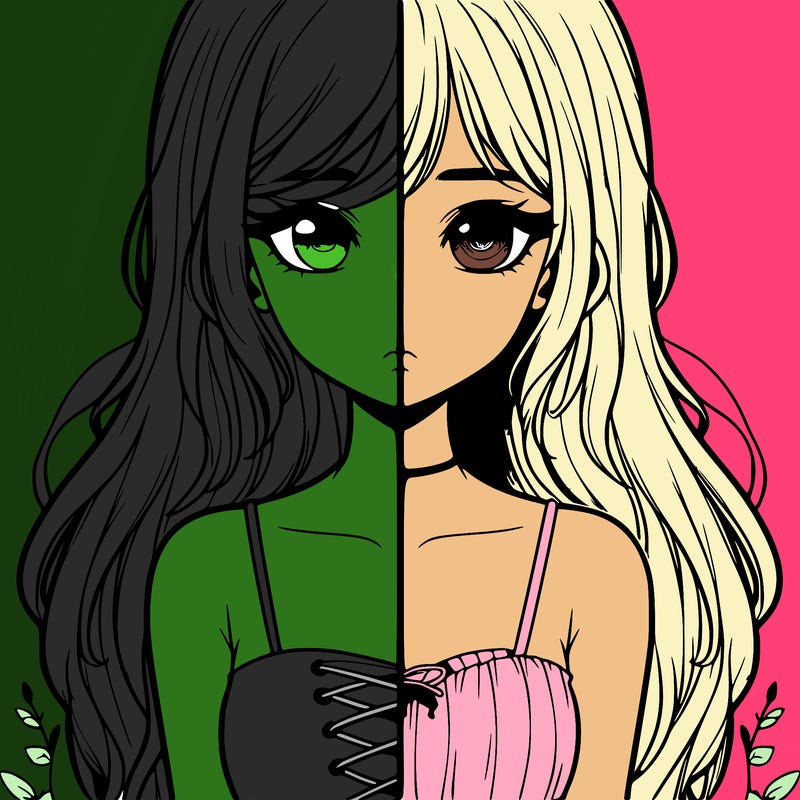 a realistic girl split