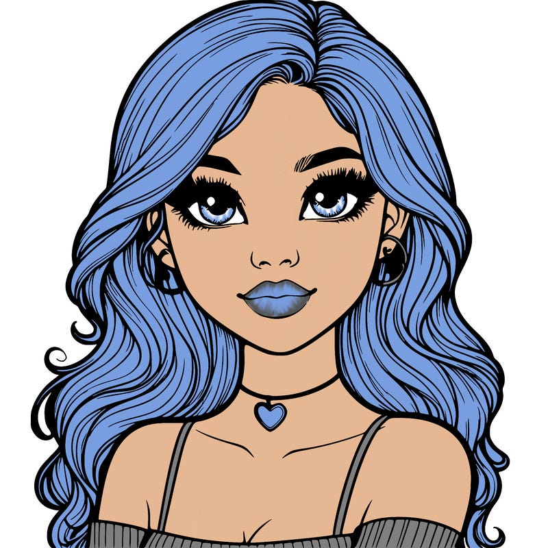 realistic pretty girl