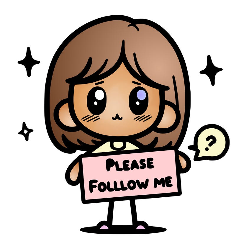 please follow me
