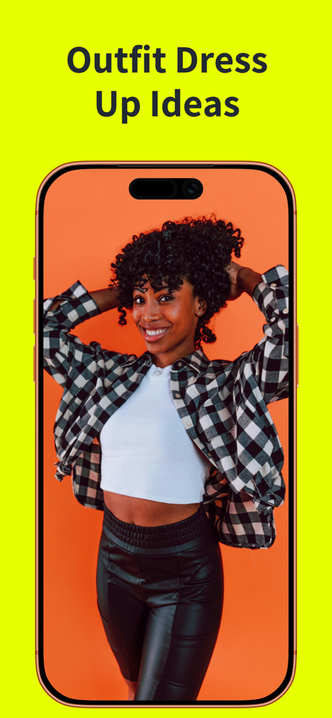 AI Clothes Changer: Outfi AI - Outfi AI 가상 착용 앱에서 세련된 의상 코디 아이디어를 선보이는 여성