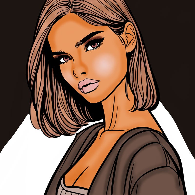 fashion model female one realistic posing