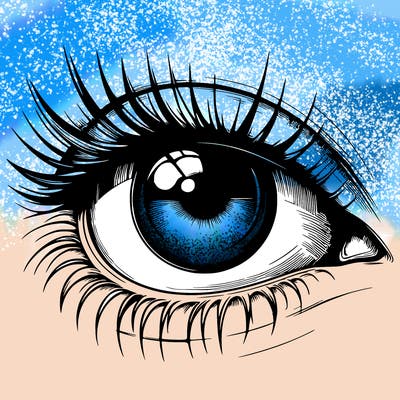 realistic eye