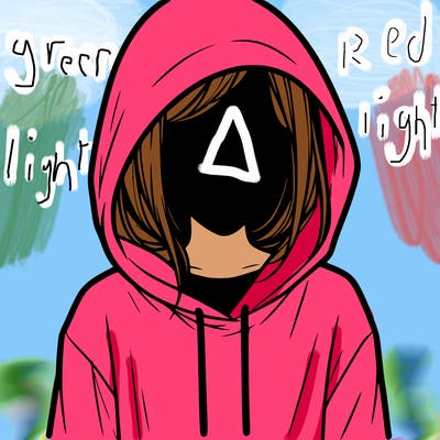 faceless girl in hoodie