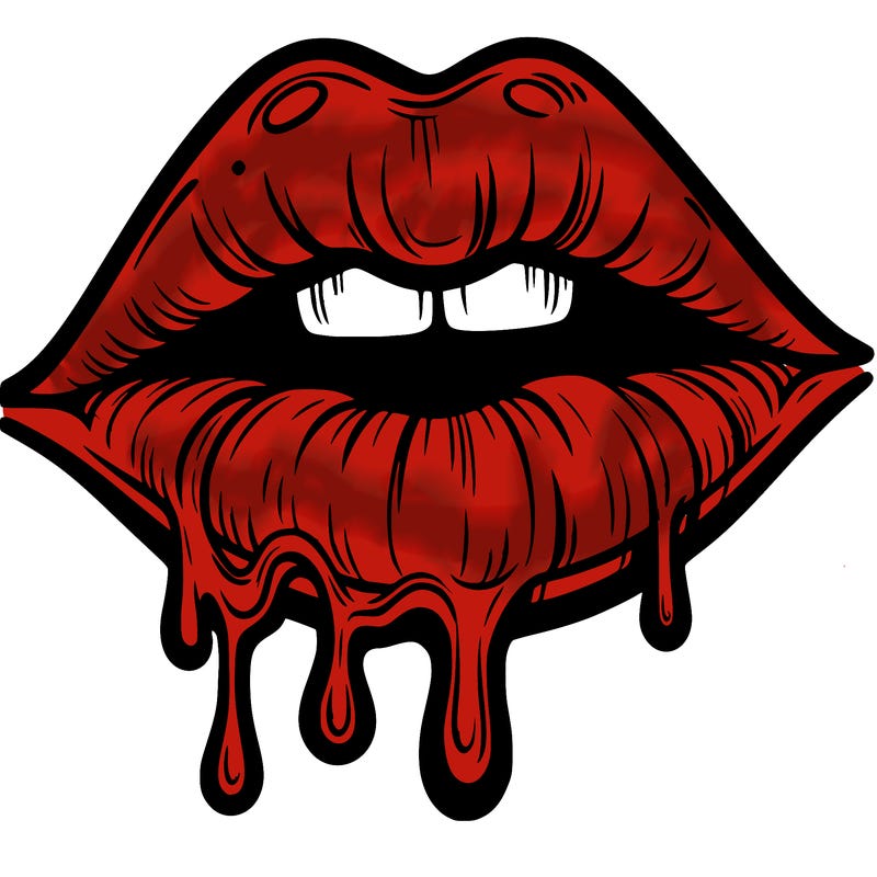 lips that look realistic and drip