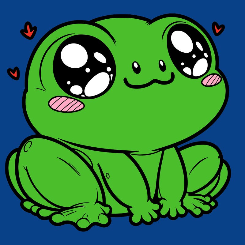 cute frog person realistic