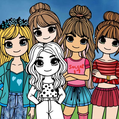 5 girls best friends