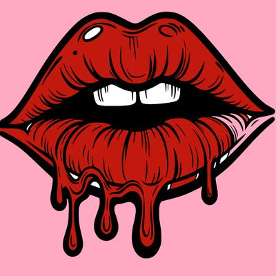 lips that look realistic and drip