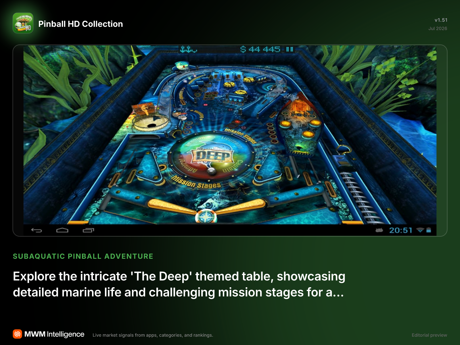 Pinball HD Collection - Games App | MWM
