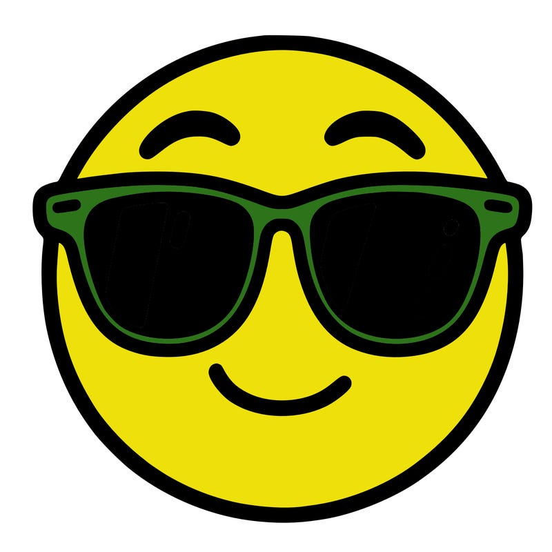 emoji with sunglasses