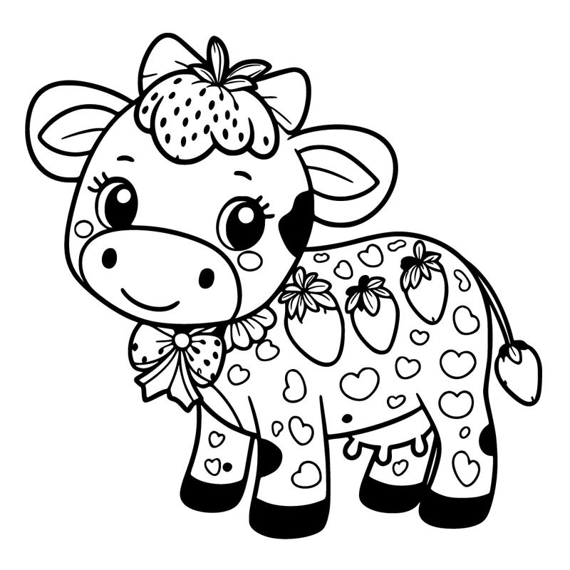 strawberry cow