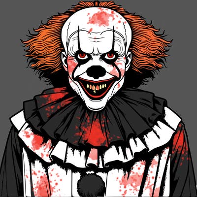 realistic creepy clown