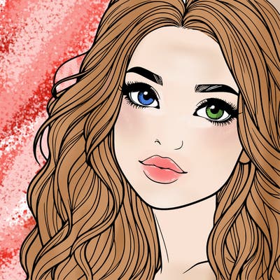 beautiful realistic girl