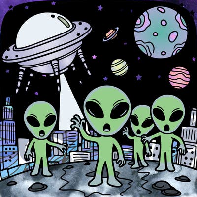 aliens taking over planet