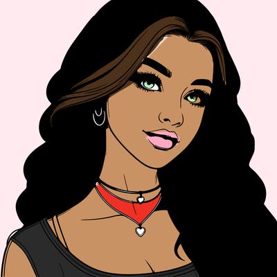 detailed realistic girl