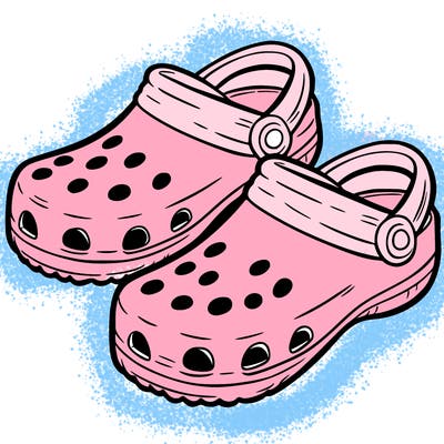 crocs right next to each other