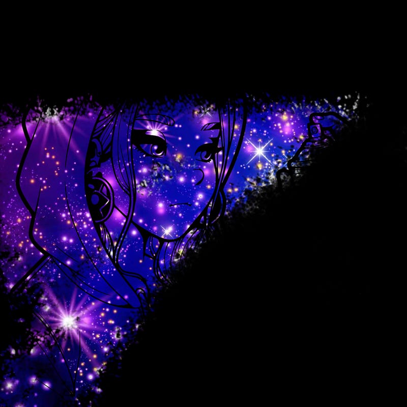 a realistic girl, spray painting