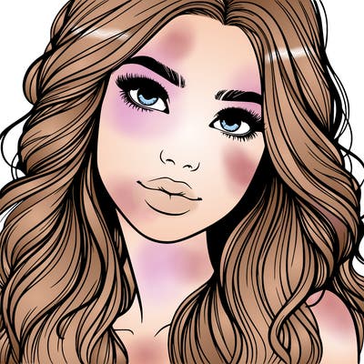 beautiful realistic girl