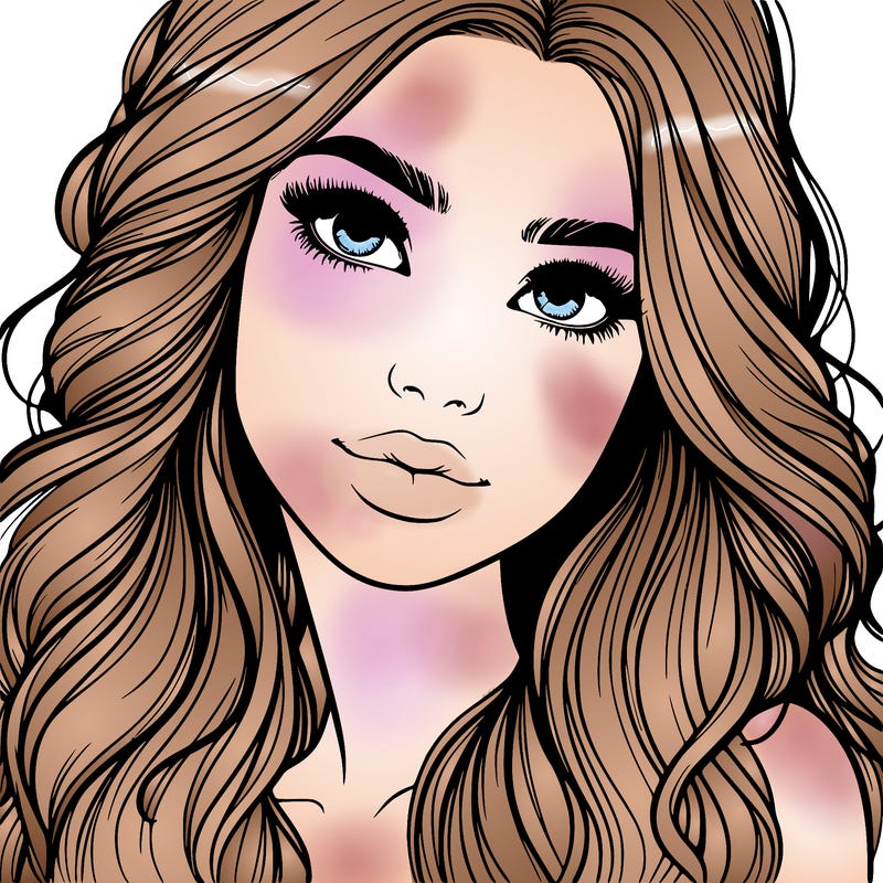 beautiful realistic girl