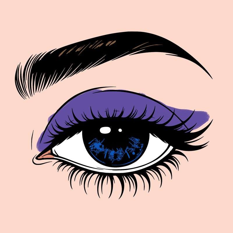 eye closed realistic