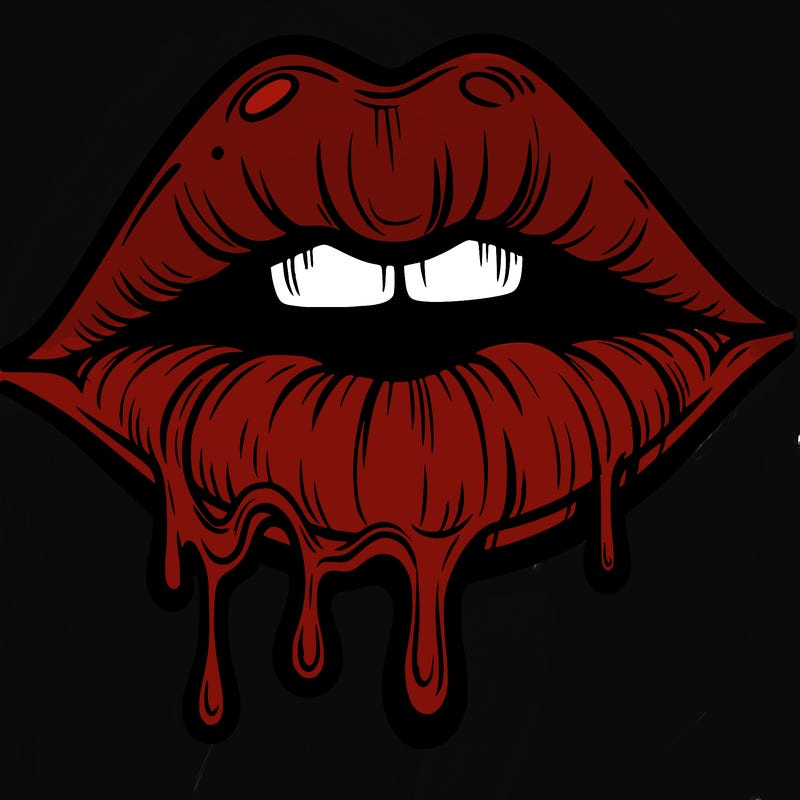 lips that look realistic and drip