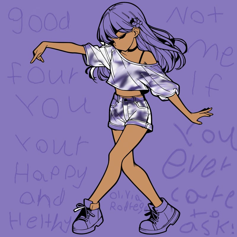 realistic girl danceing