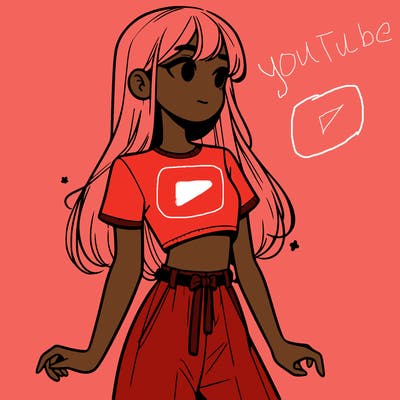 girl in a cute crop top