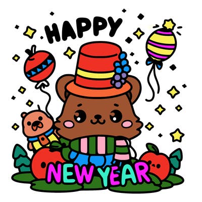 message : happy new year