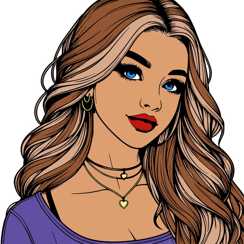 detailed realistic girl