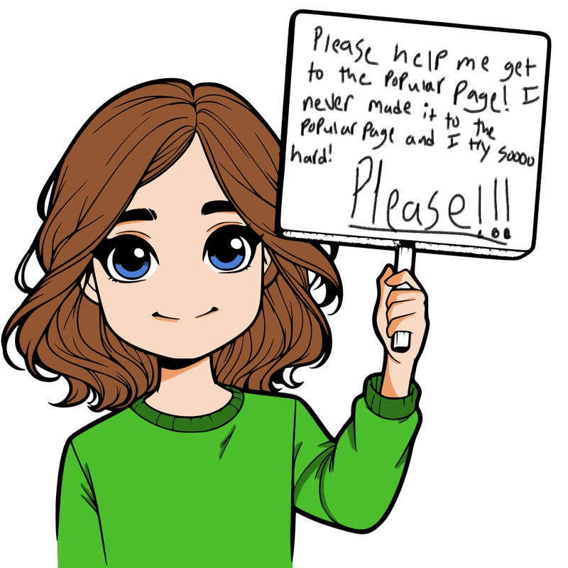 realistic girl holding up a sign