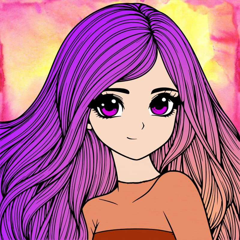 realistic girl pretty long hair