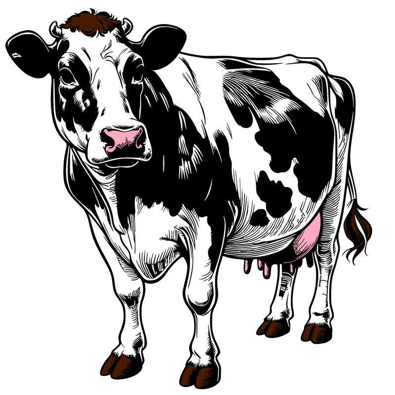 realistic cows