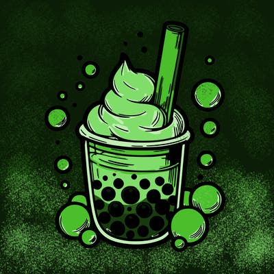 realistic popping boba