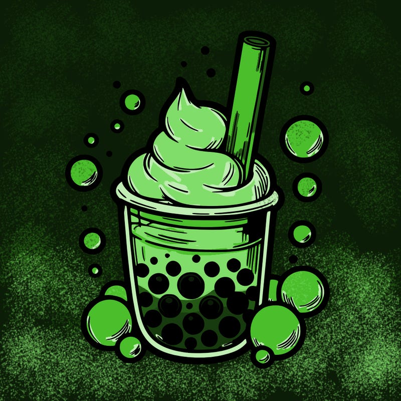 realistic popping boba