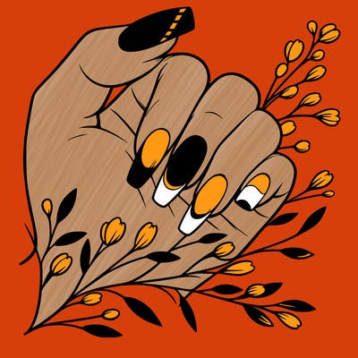 nails with french tip