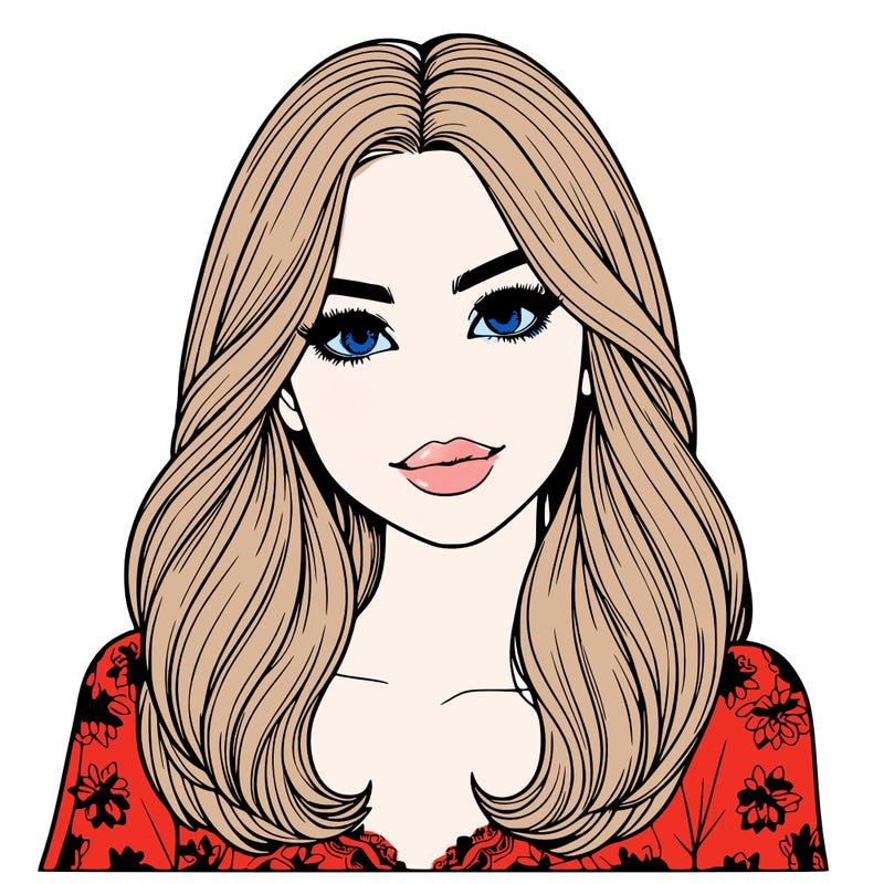 realistic beautiful girl