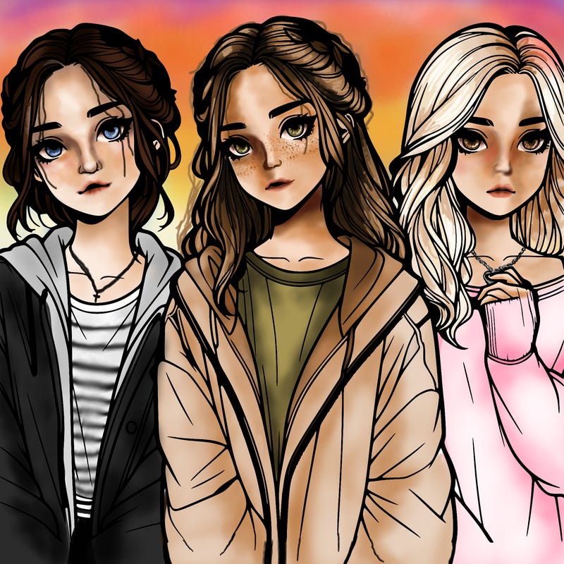 aesthetic girl realistic