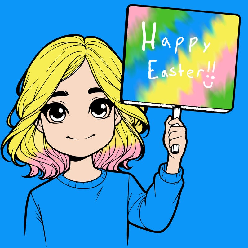 realistic girl holding up a sign