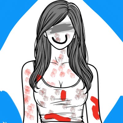 girl in tanktop realistic