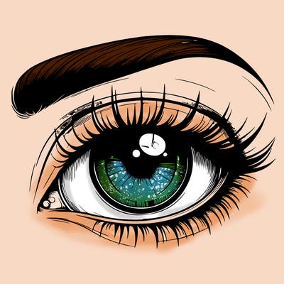 realistic eye