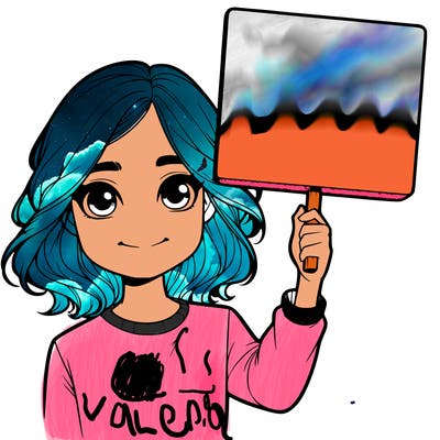 realistic girl holding up a sign