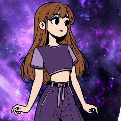 girl in a cute crop top