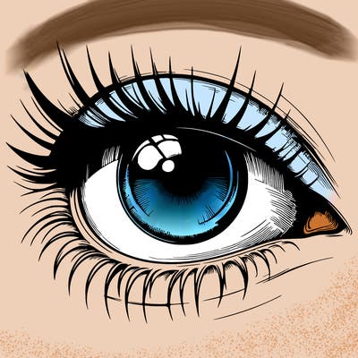 realistic eye