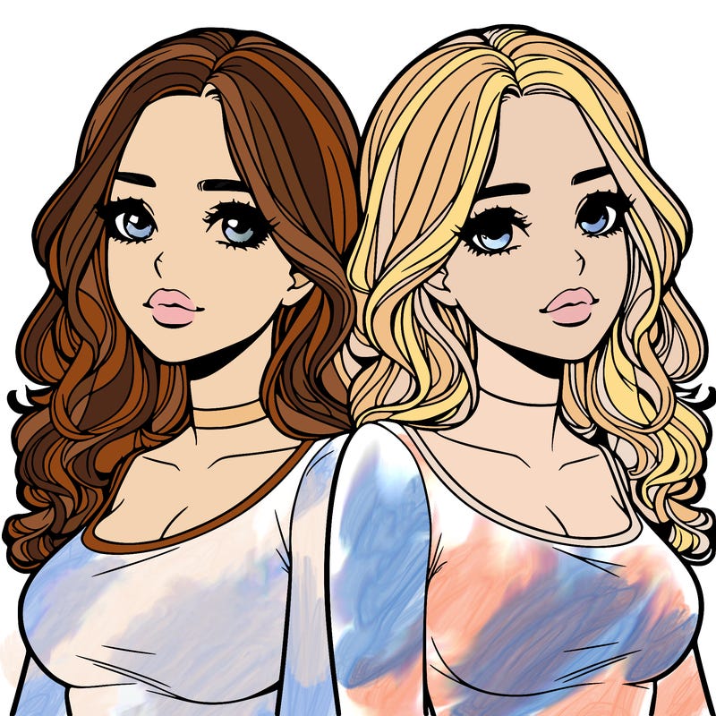 realistic twin sisters