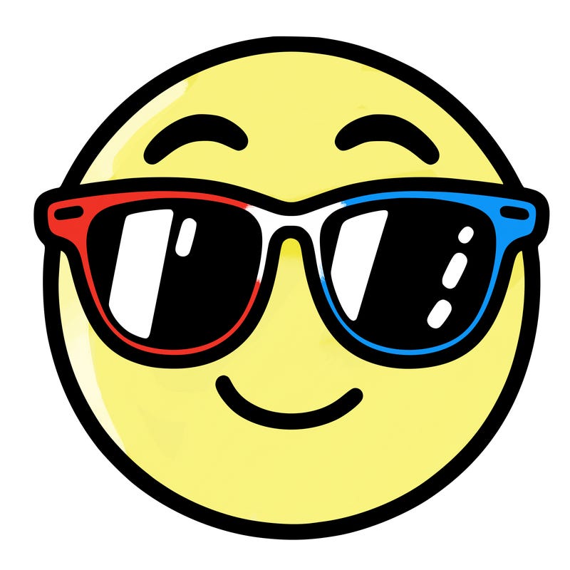 emoji with sunglasses
