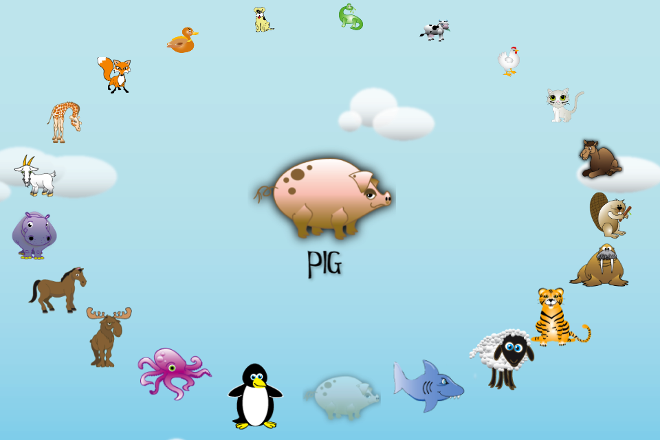 Old MacDonald - Interactive animal selection wheel for toddlers in the Old MacDonald app